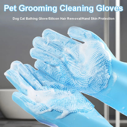 3-in-1 Pet Grooming Gloves