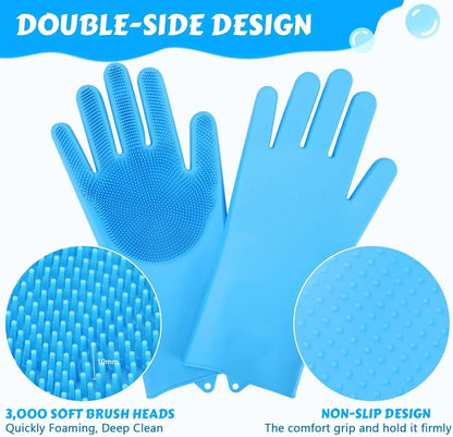 3-in-1 Pet Grooming Gloves