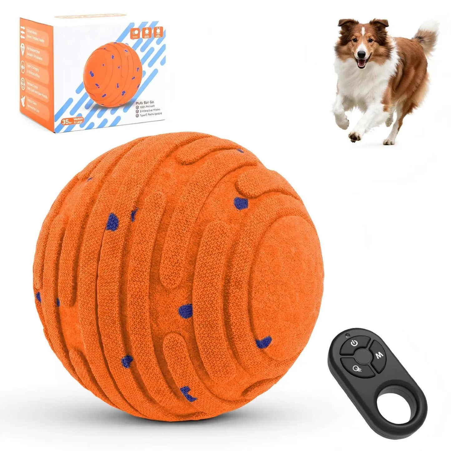 Indestructible Interactive Dog Chew Ball