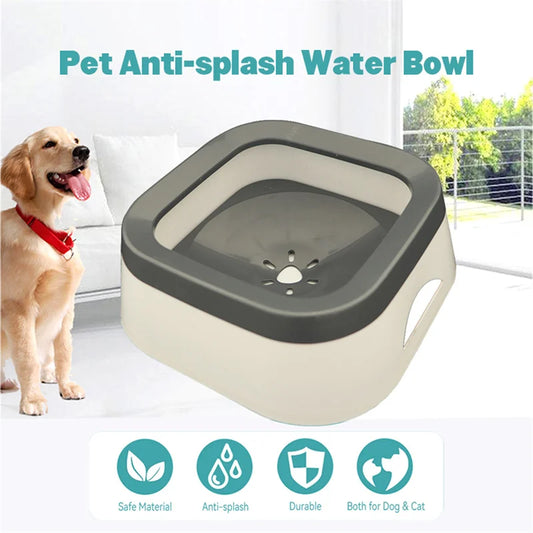 Anti-Splash Dog Water Bowl – 1L