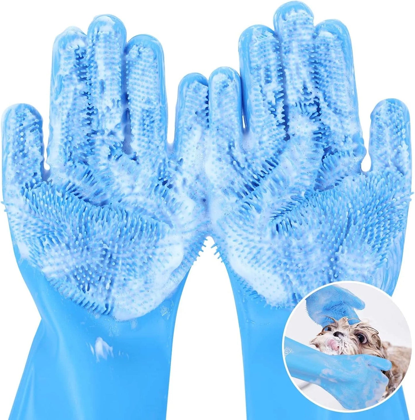 3-in-1 Pet Grooming Gloves